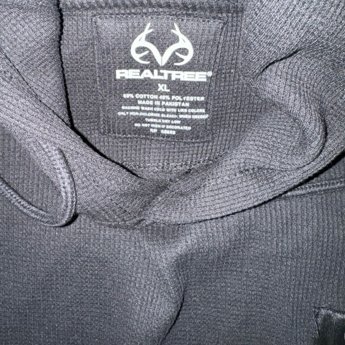 Realtree Realtree Men’s RTA Ranger Thermal Hoodie - XL - Black Size US XL / EU 56 / 4 - 5 Thumbnail