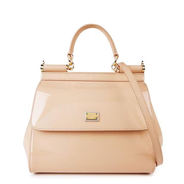 Dolce & Gabbana o1g2r1mq1024 Size: OS / Small Sicily Bag in Light Peach Size ONE SIZE - 1 Thumbnail