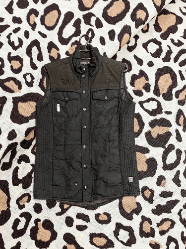 Y2K Streetwear Black Vest G-Star Raw Vintage