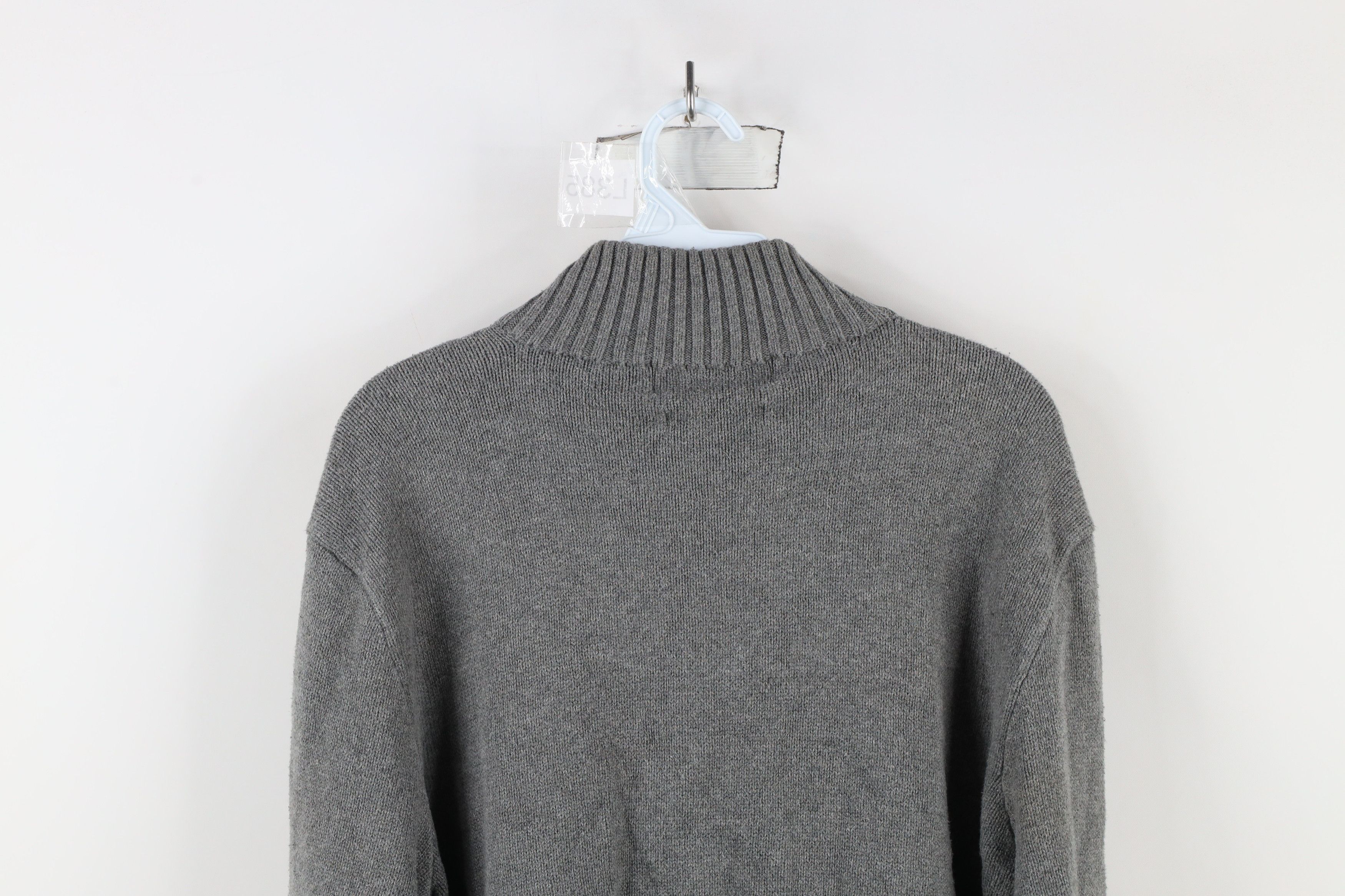 Ralph Lauren × Vintage Vintage 90s Ralph Lauren Knit Half Zip Pullover Sweater Size US L / EU 52-54 / 3 - 9 Thumbnail