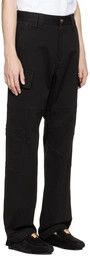 Versace o1y0425 Cargo Pant in Black Size US 32 / EU 48 - 2 Thumbnail