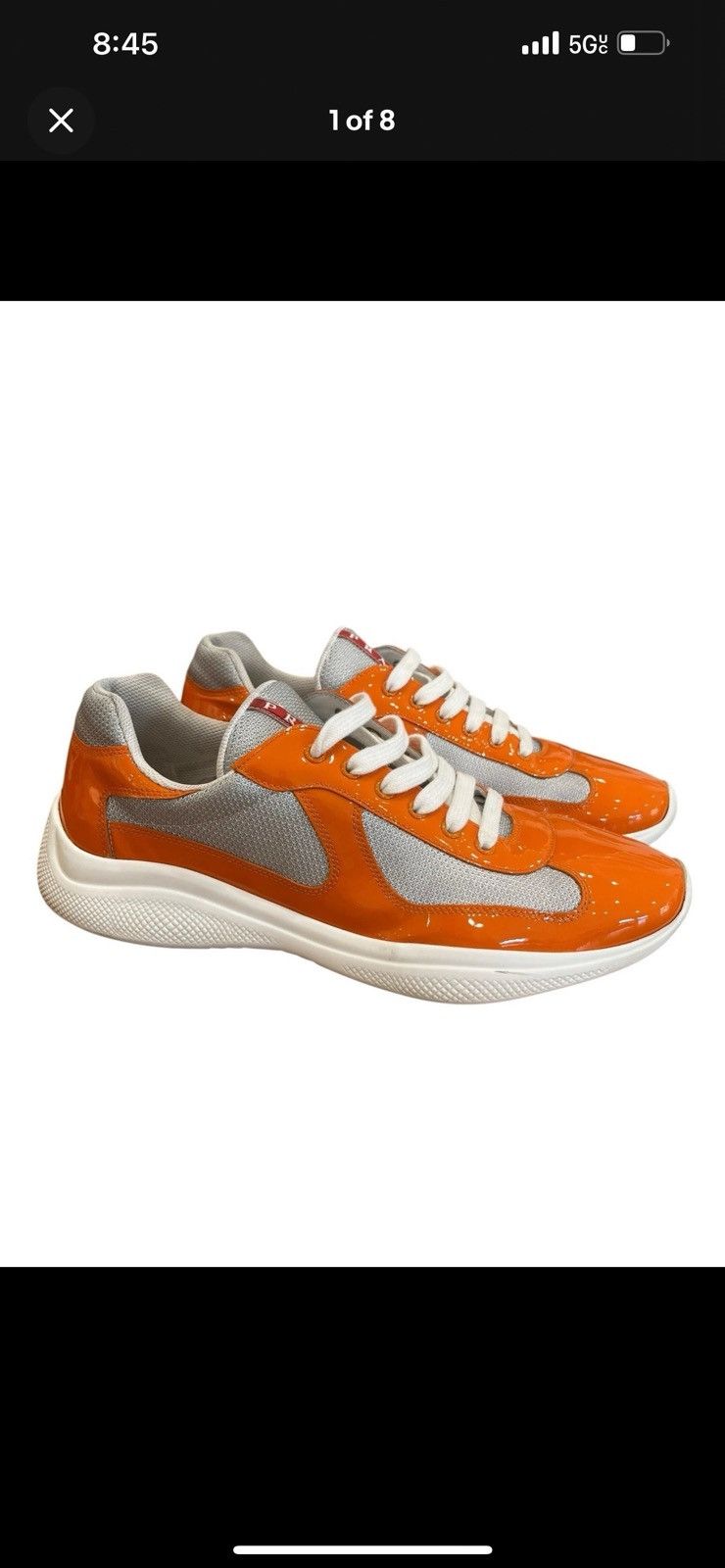 Prada Orange prada cups orange size 11 Size US 11 / EU 44 - 2 Thumbnail