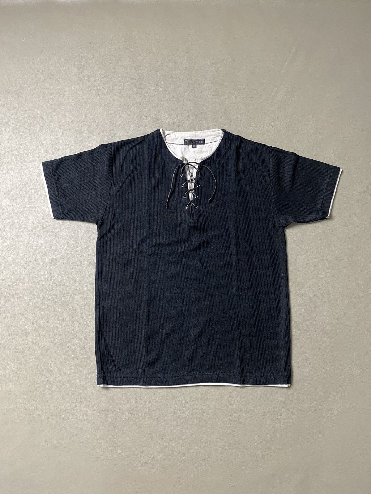 Beauty Beast × Hysteric Glamour × If Six Was Nine MFE Laces Up Bondage Gothic Style Tshirt Size US L / EU 52-54 / 3 - 1 Thumbnail