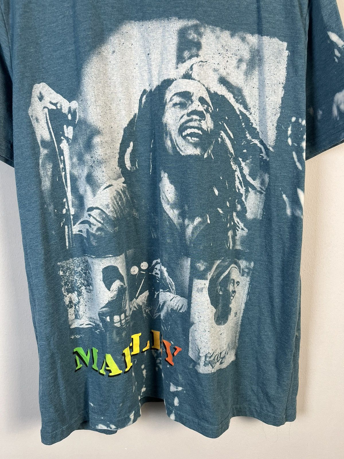 Bob Marley × Rap Tees × Vintage Bob Marley Rastaman Overprint Vintage Band Tee Shirt Size US XL / EU 56 / 4 - 5 Thumbnail