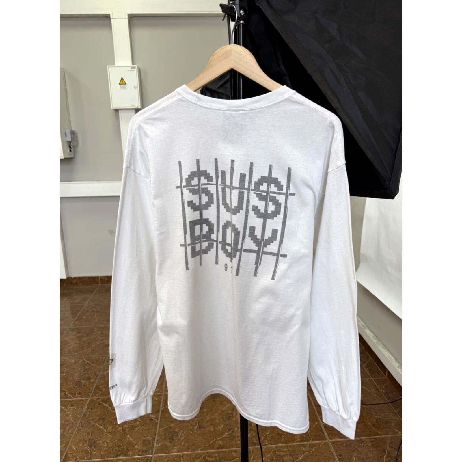 Vintage Lil Peep Y2K Long Sleeve Shirt White L Retro Hype Sus Boy Rare Mens Size US L / EU 52-54 / 3 - 2 Thumbnail