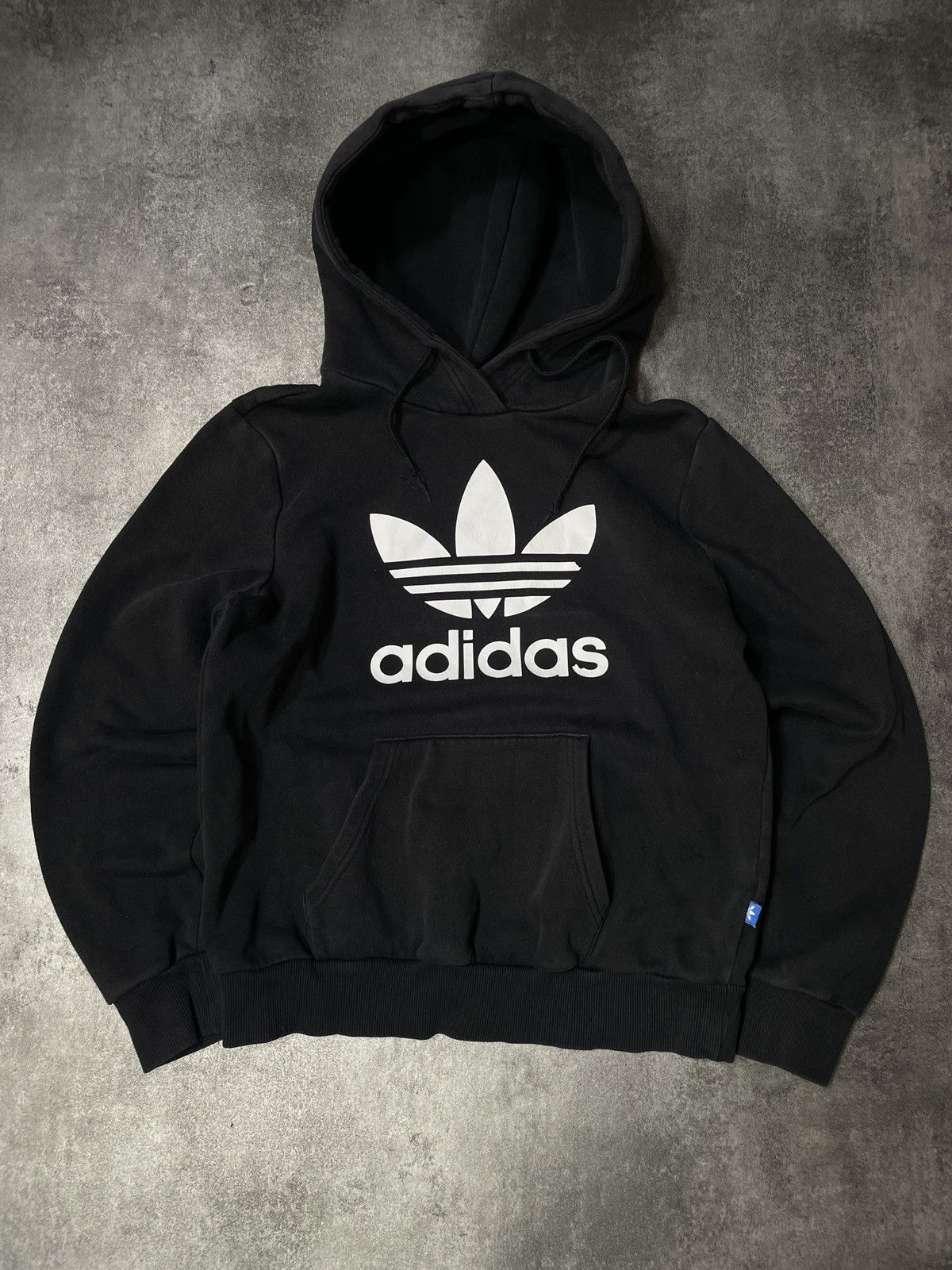 Adidas Adidas Big Logo Hoodie Hype Streetwear Size S / US 4 / IT 40 - 1 Thumbnail