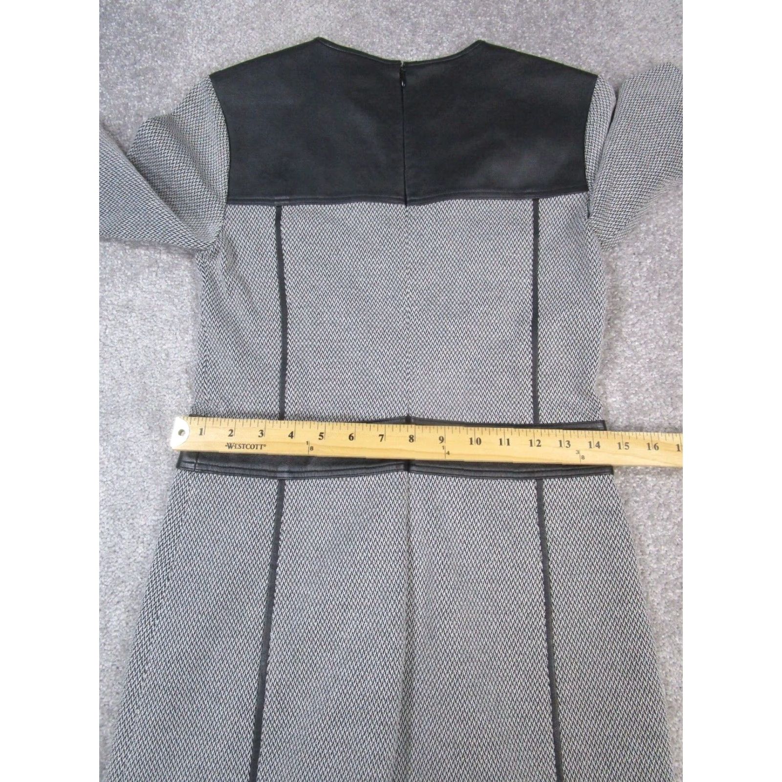 Theory VINTAGE Theory Dress Womens 6 Gray Black Blouson Shirt Womens Adult 6 Gray Blouson Theory Dress Size M / US 6-8 / IT 42-44 - 7 Thumbnail