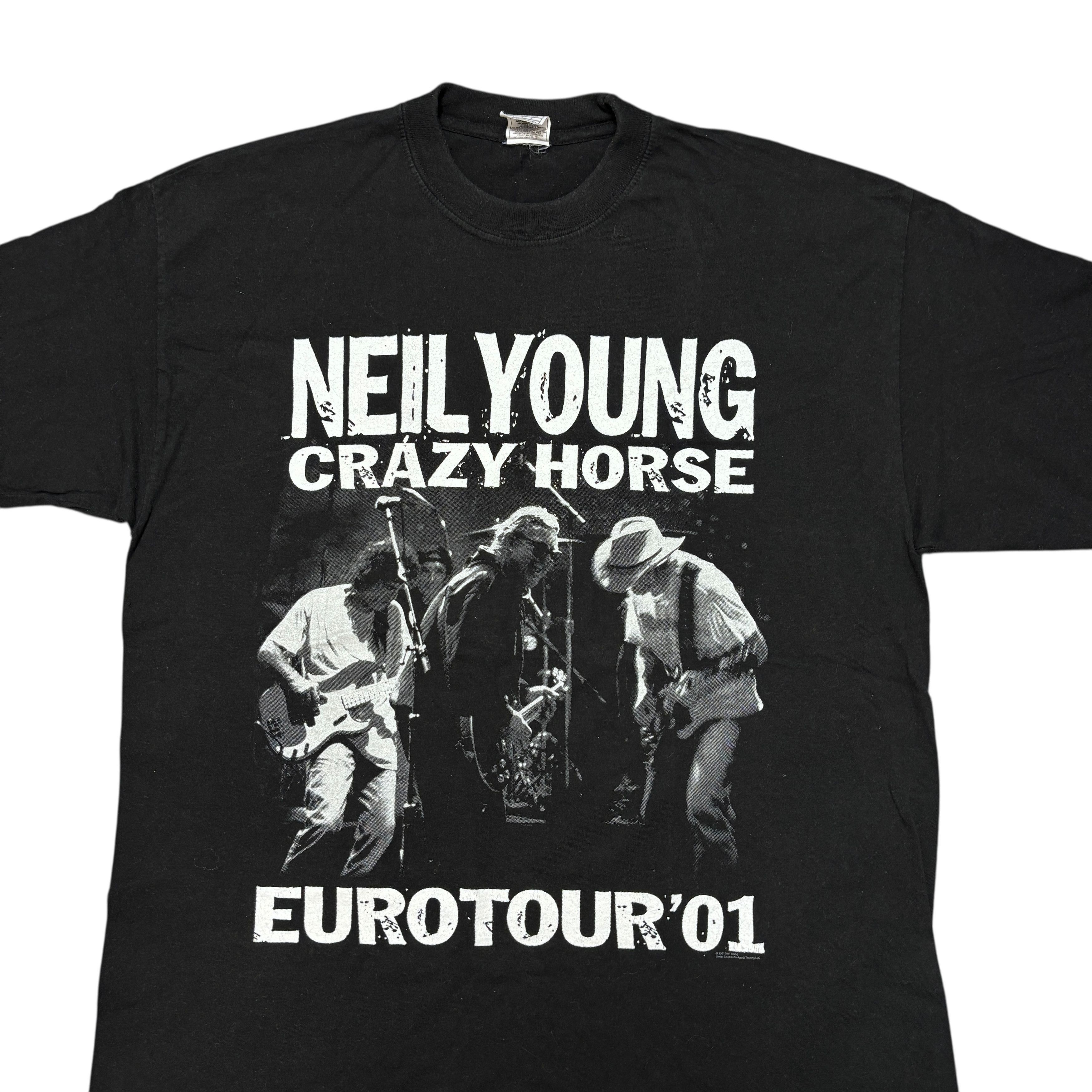 Band Tees × Vintage Vintage Neil Young Shirt 2001 Vintage Band Tees Bob Dylan Size US L / EU 52-54 / 3 - 3 Thumbnail