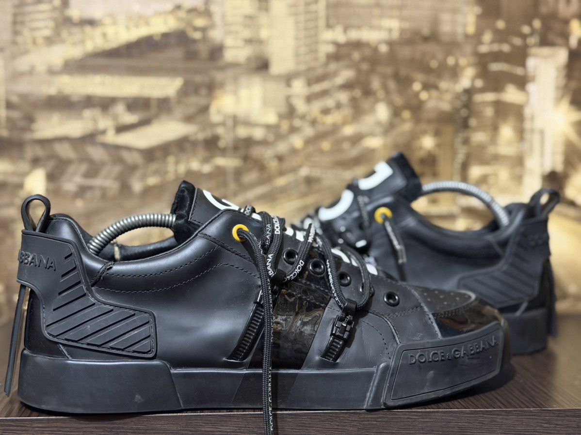 Dolce & Gabbana Dolce Gabbana Sneakers Portofino Black Men's Size 43 Size US 10 / EU 43 - 2 Thumbnail