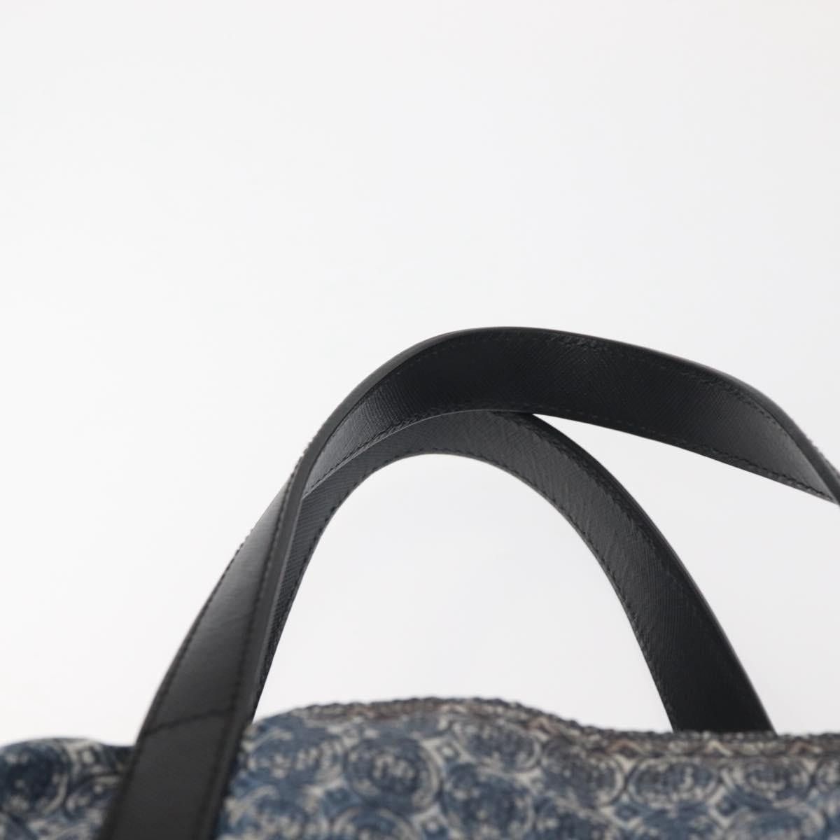 Prada PRADA Tote Bag Nylon Blue Silver Size ONE SIZE - 8 Thumbnail