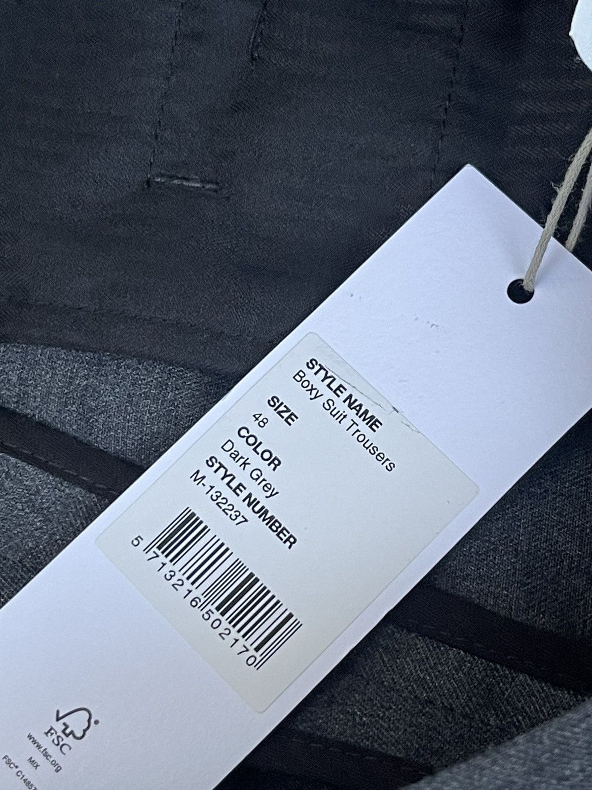 Han Kjobenhavn !DS! AW22 Han Kjobenhavn Boxy Suit Grey Trousers Size US 32 / EU 48 - 19 Thumbnail