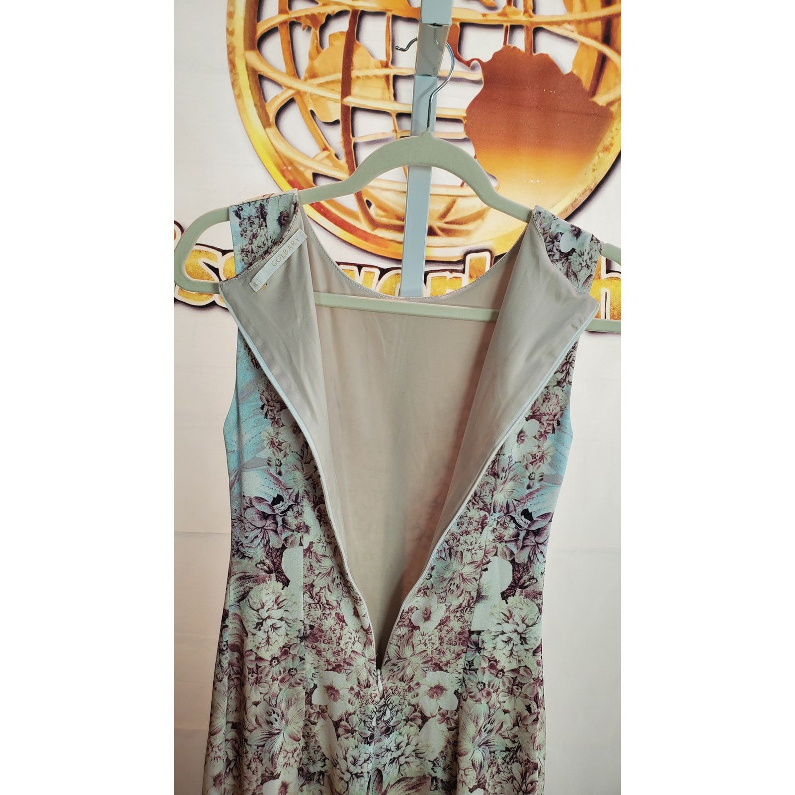 Other Golbary Pastel Floral Sleeveless Sheath Dress Lined Size 36 Size S / US 4 / IT 40 - 6 Thumbnail