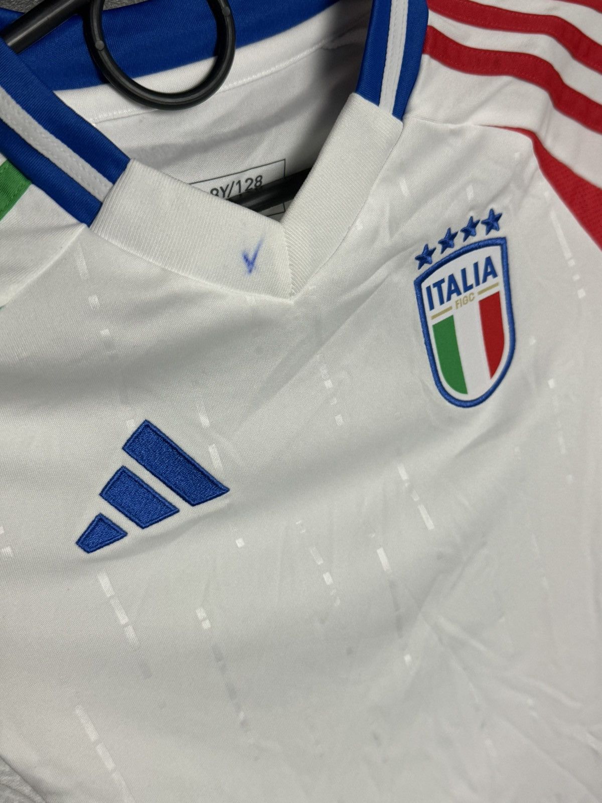 Adidas KIDS Italy National Football Team 2024 Home Jersey T-Shirt Size US XS / EU 42 / 0 - 3 Thumbnail