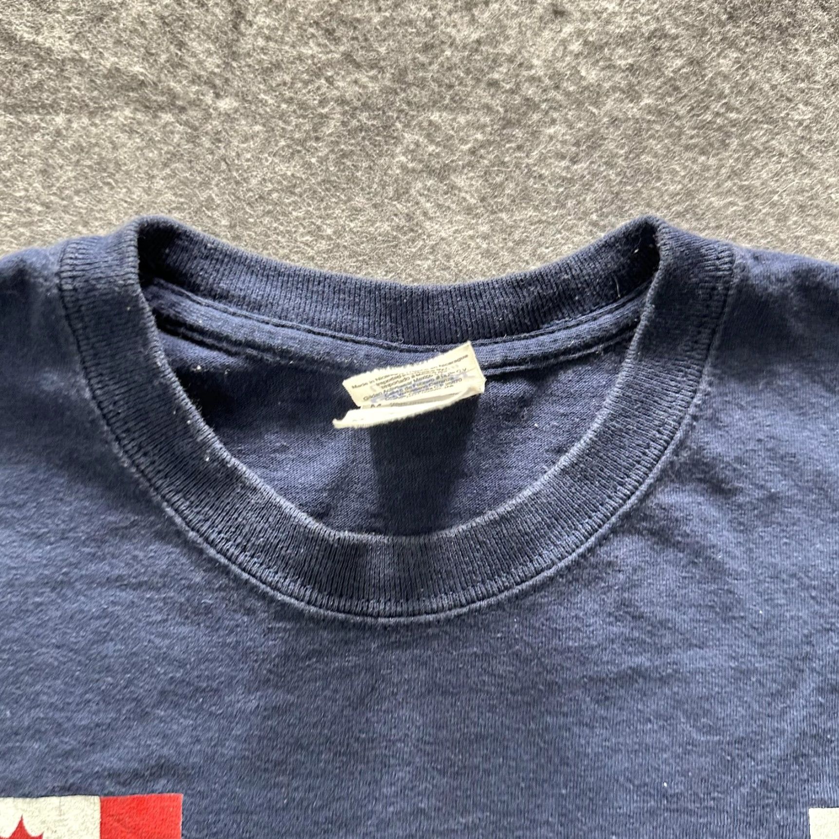Gildan Gildan Shirt Mens Medium Blue Toronto Canada Flag Graphic Tee Souvenir Travel Size US M / EU 48-50 / 2 - 4 Thumbnail