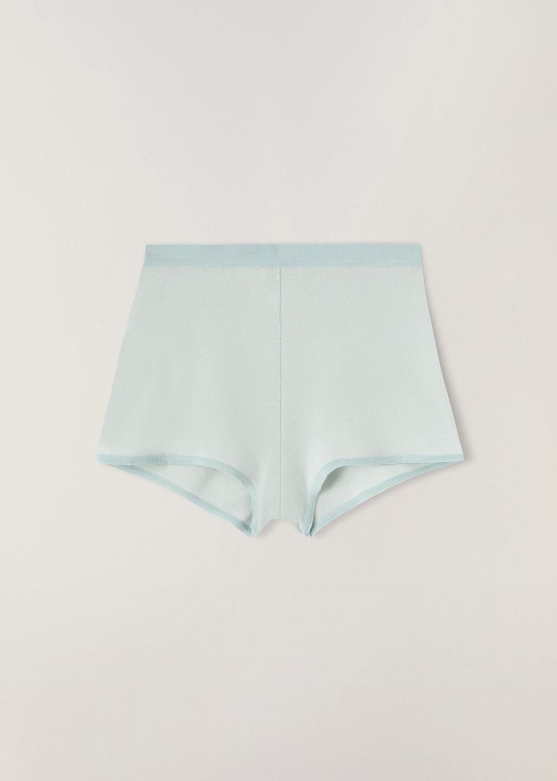 Loro Piana o1srvl11e1024 Cocooning Culotte Sedona Short in Mint Blue Size 30" / US 8 / IT 44 - 1 Thumbnail