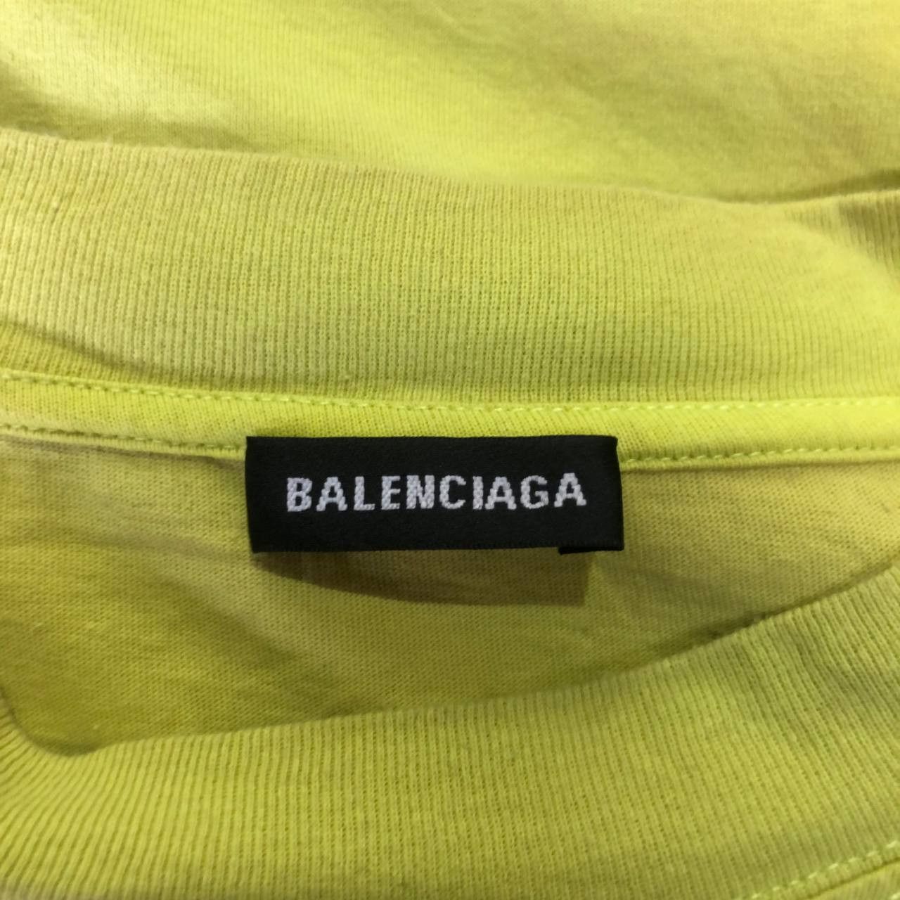 Balenciaga Balenciaga spell out hem logo embroidered tee Size US L / EU 52-54 / 3 - 5 Thumbnail