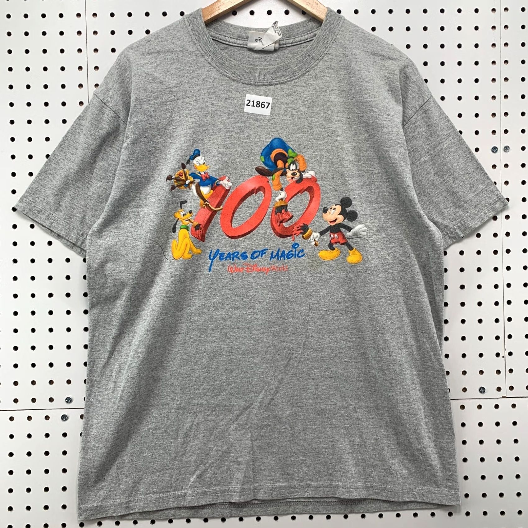 Disney VINTAGE Disney Shirt Gray 100 Years Of Noguchi Mens Medium Cartoon Tee Shirt Size US M / EU 48-50 / 2 - 6 Thumbnail