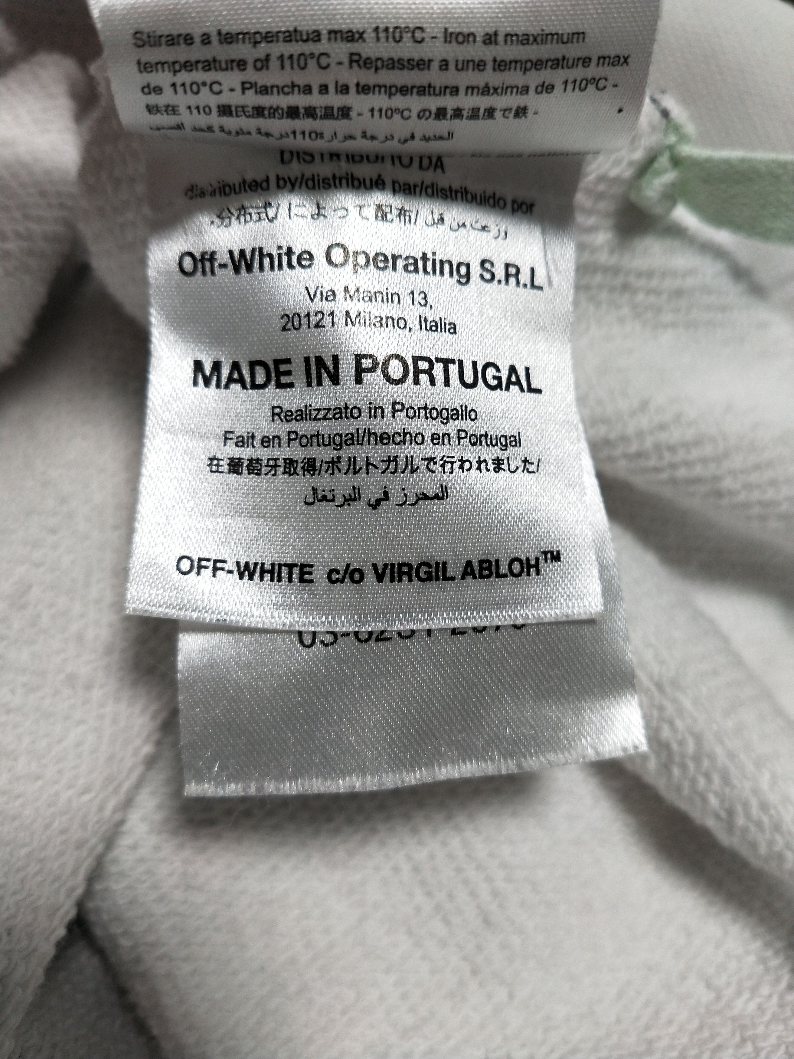 Off-White Diagonal Caravaggio Sweatshirt Size US S / EU 44-46 / 1 - 8 Thumbnail