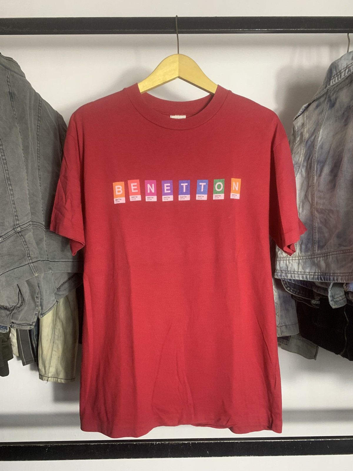 Benetton Vintage Benetton Size US M / EU 48-50 / 2 - 1 Thumbnail