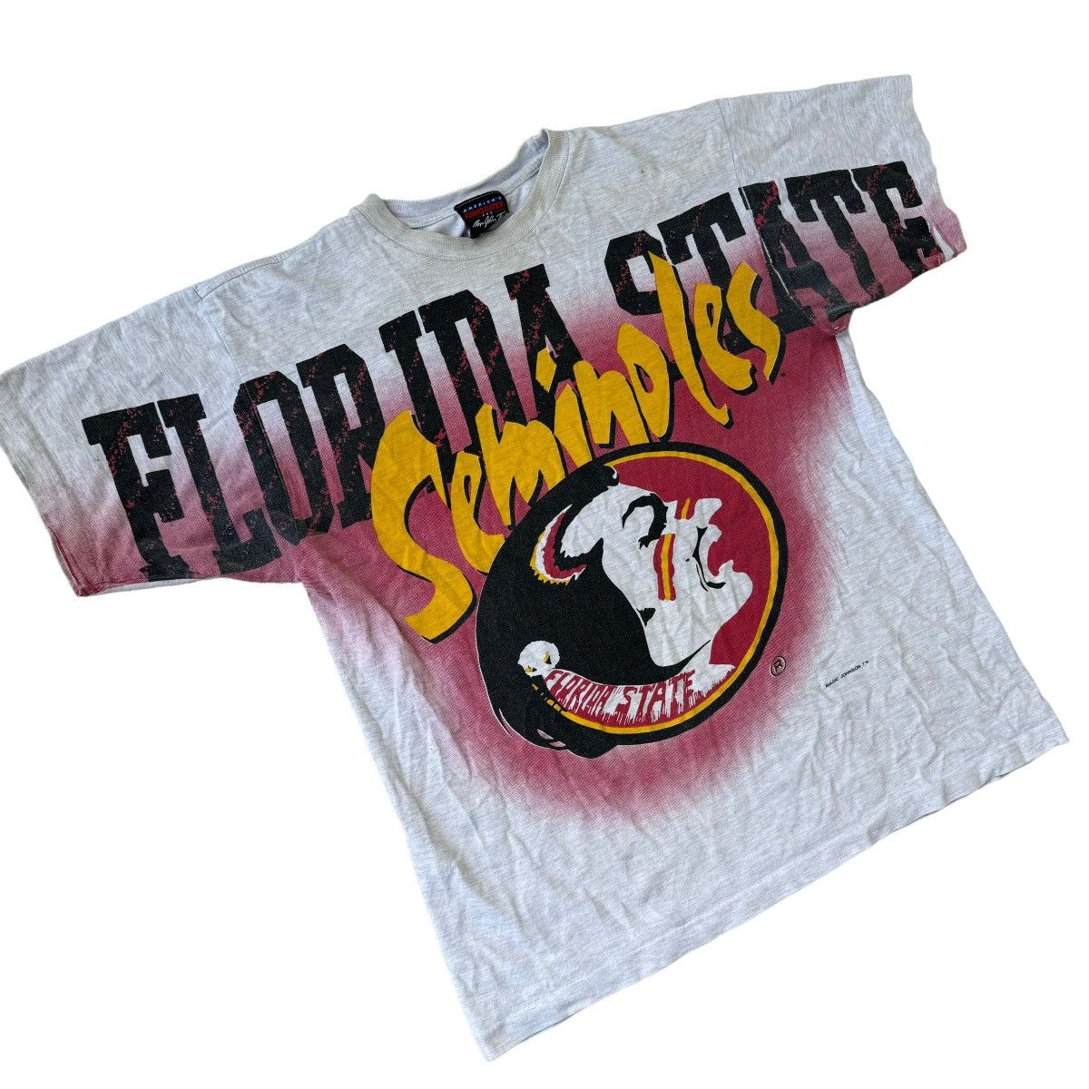 NBA × Vintage 90s Magic Johnson Vintage Florida State University AOP Tee Size US L / EU 52-54 / 3 - 4 Thumbnail