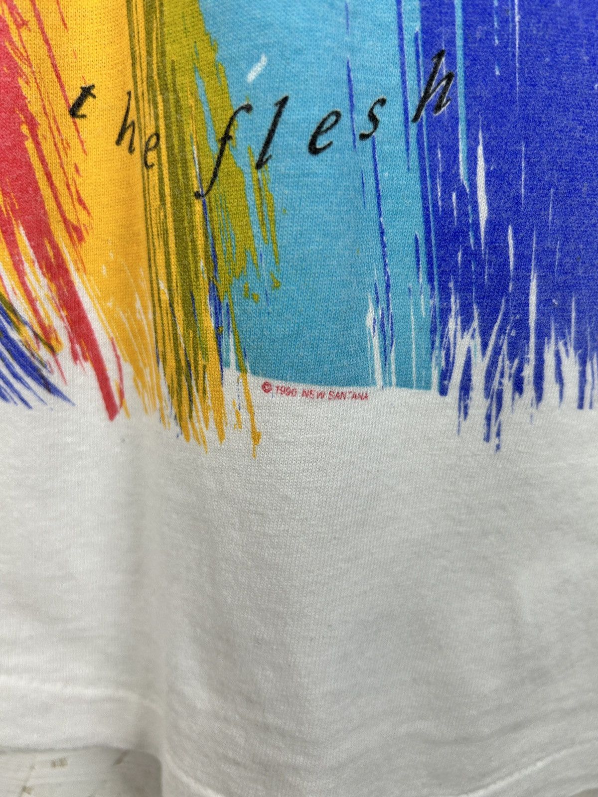 Band Tees Vintage Santana 1990 Spirits Dancing In The Flesh Tour Tee Size US M / EU 48-50 / 2 - 4 Thumbnail
