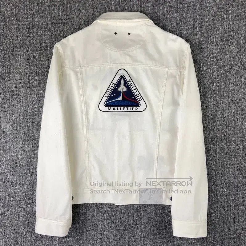 Louis Vuitton Louis Vuitton White Cotton Women's Jacket XL . Size XL / US 12-14 / IT 48-50 - 2 Thumbnail