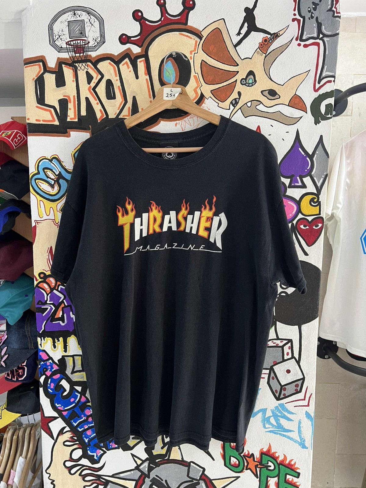 Thrasher Thrasher Basic Logo Letters in Flame T-Shirt Size US L / EU 52-54 / 3 - 1 Thumbnail