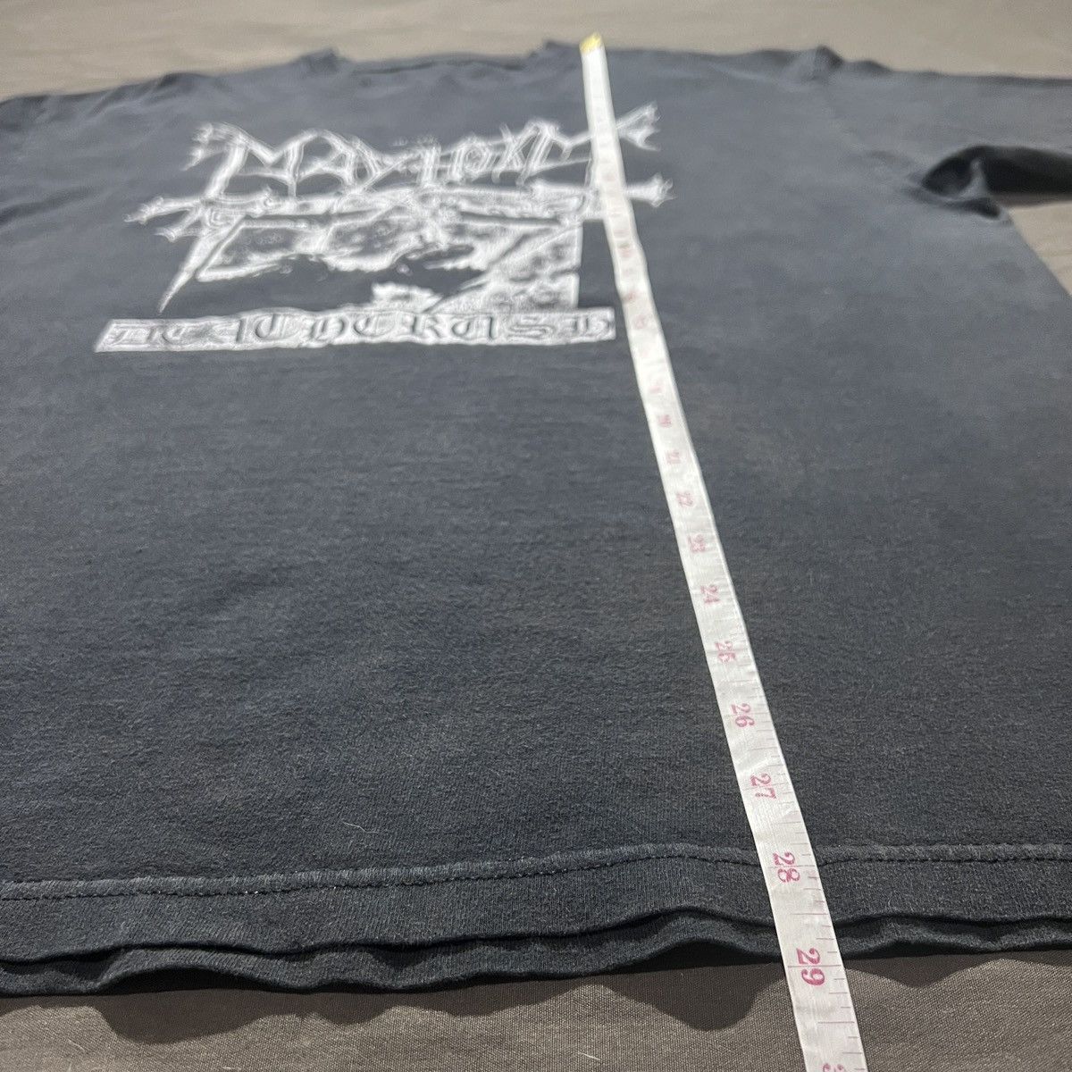 Band Tees Vintage Y2K Mayhem black metal Promo Tee XL Faded Size US XL / EU 56 / 4 - 7 Thumbnail