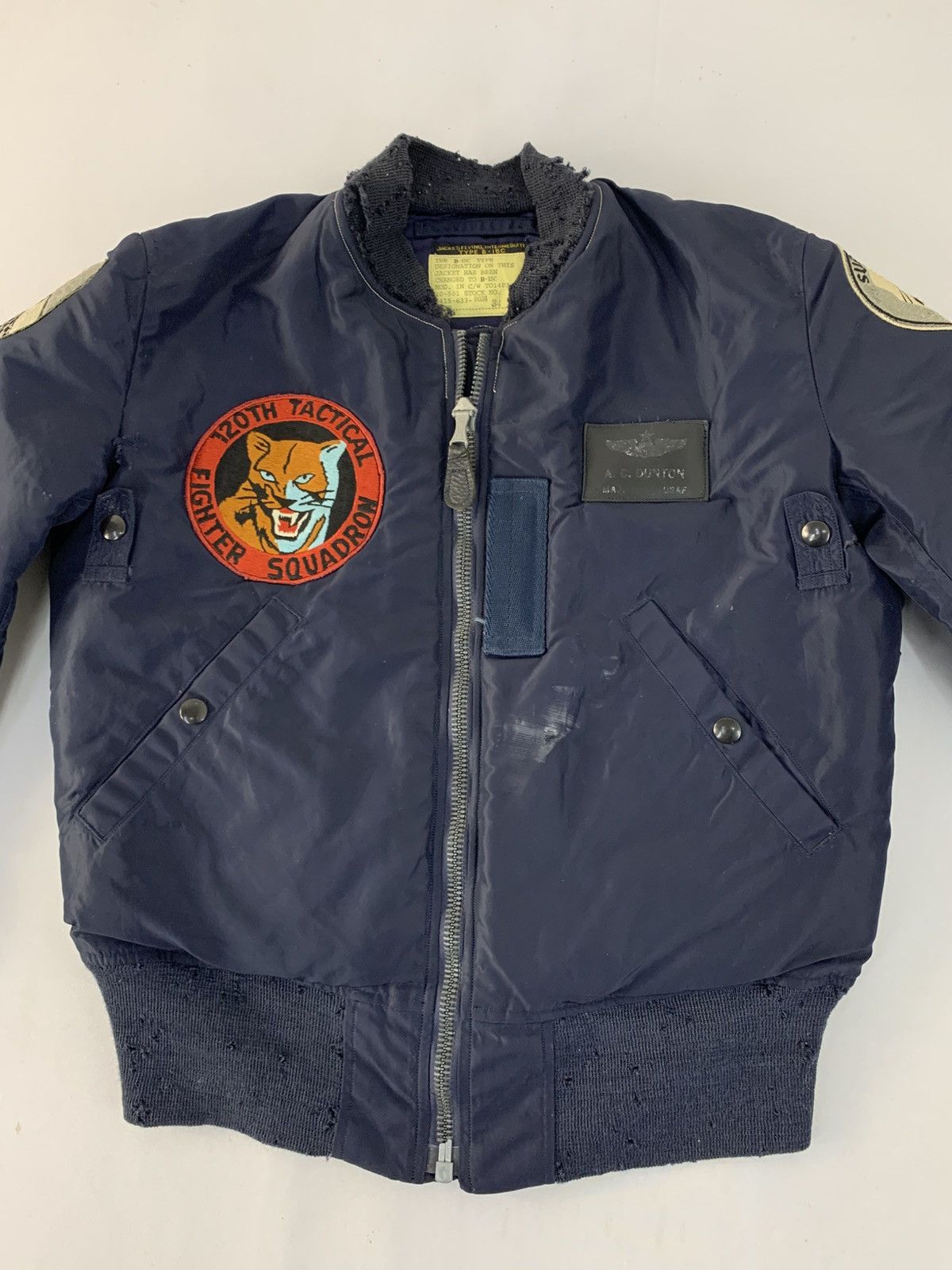 Other 90s USAF Type B-15C Flying Intermediate Jacket Full Zip Size US S / EU 44-46 / 1 - 3 Thumbnail