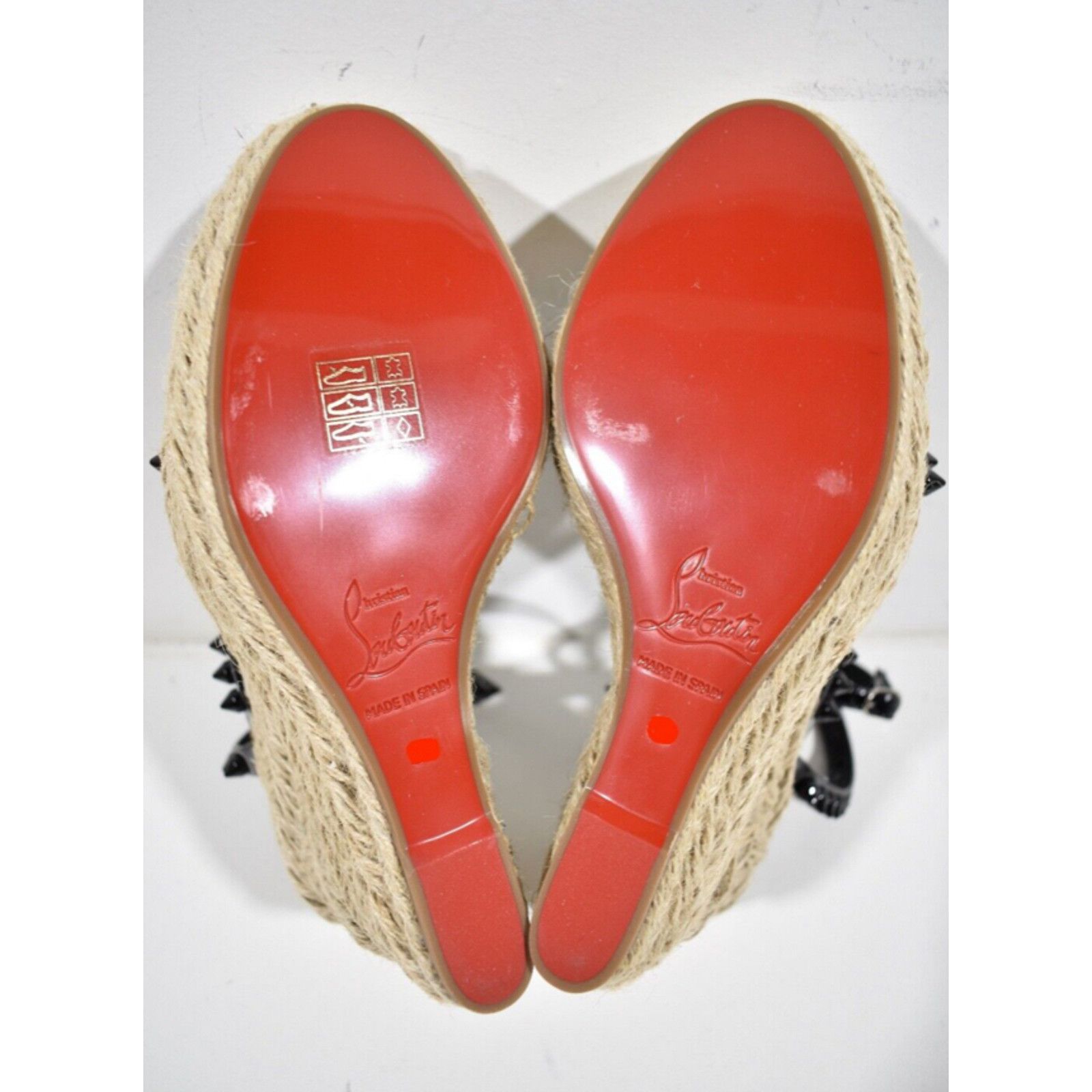 Christian Louboutin Mafaldina Zeppa 120 Black Platform Wedge Sandal Heel Pump 42 Size US 12 / IT 42 - 12 Thumbnail