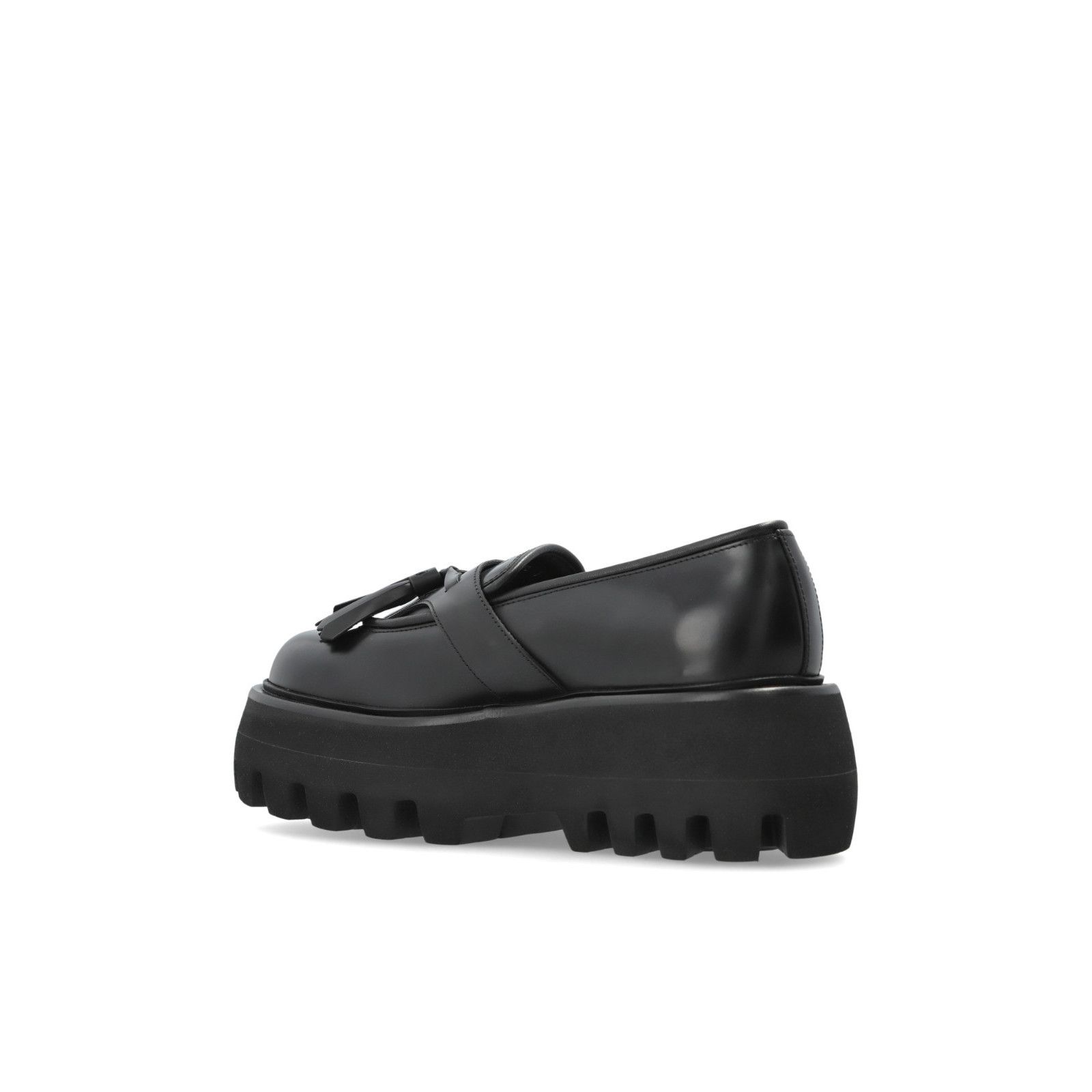Alexander McQueen ALEXANDER MCQUEEN Sofa $890 Black Leather Loafers New & Auth Size US 7 / IT 37 - 3 Thumbnail
