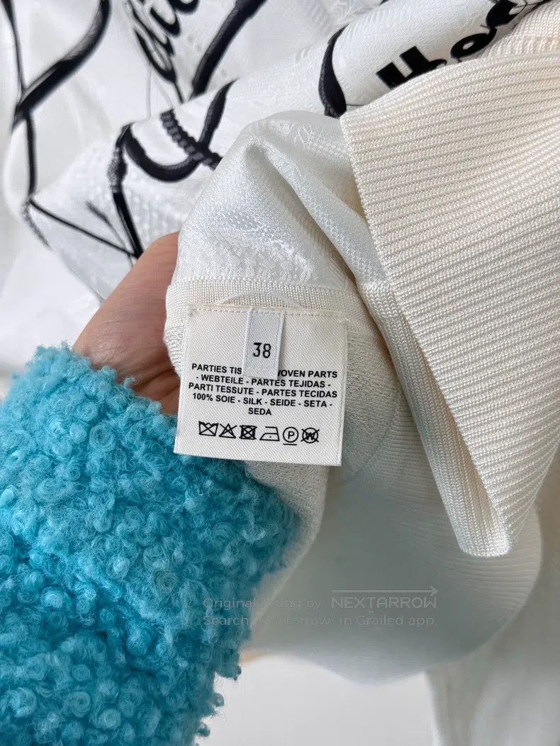 Hermes Hermes Off-white Silk Long-sleeve Top / T-shirt / Hoodie Size XS / US 0-2 / IT 36-38 - 6 Thumbnail