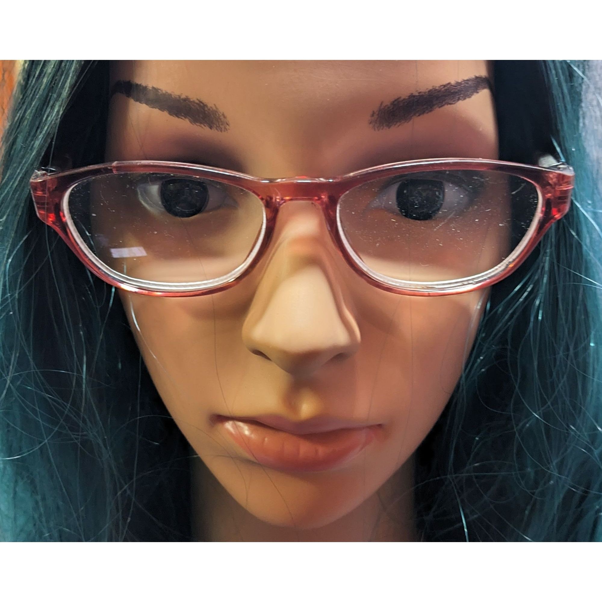 Other ABS Pink Translucent Retro Reading GLasses Size ONE SIZE - 8 Thumbnail