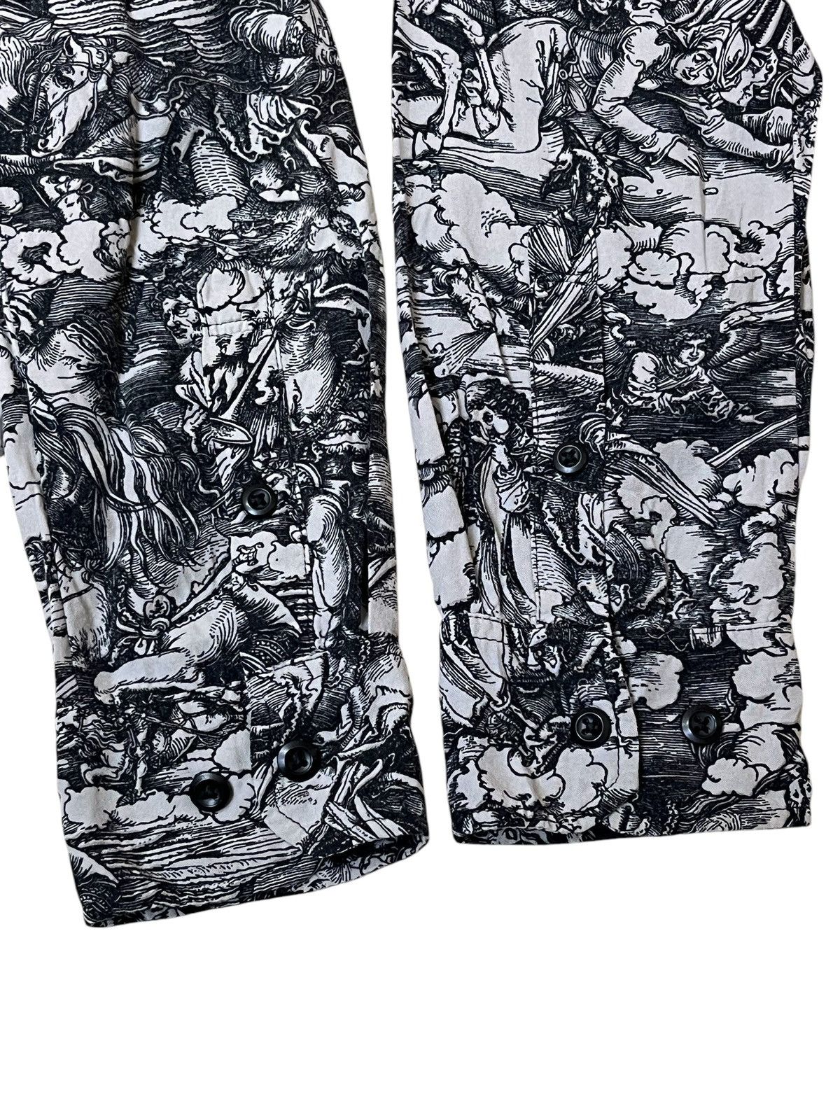 Japanese Brand H&M ALBRECHT DURER APOCALYPSE PRINT RAYON BUTTON UPS SHIRT Size US S / EU 44-46 / 1 - 12 Thumbnail