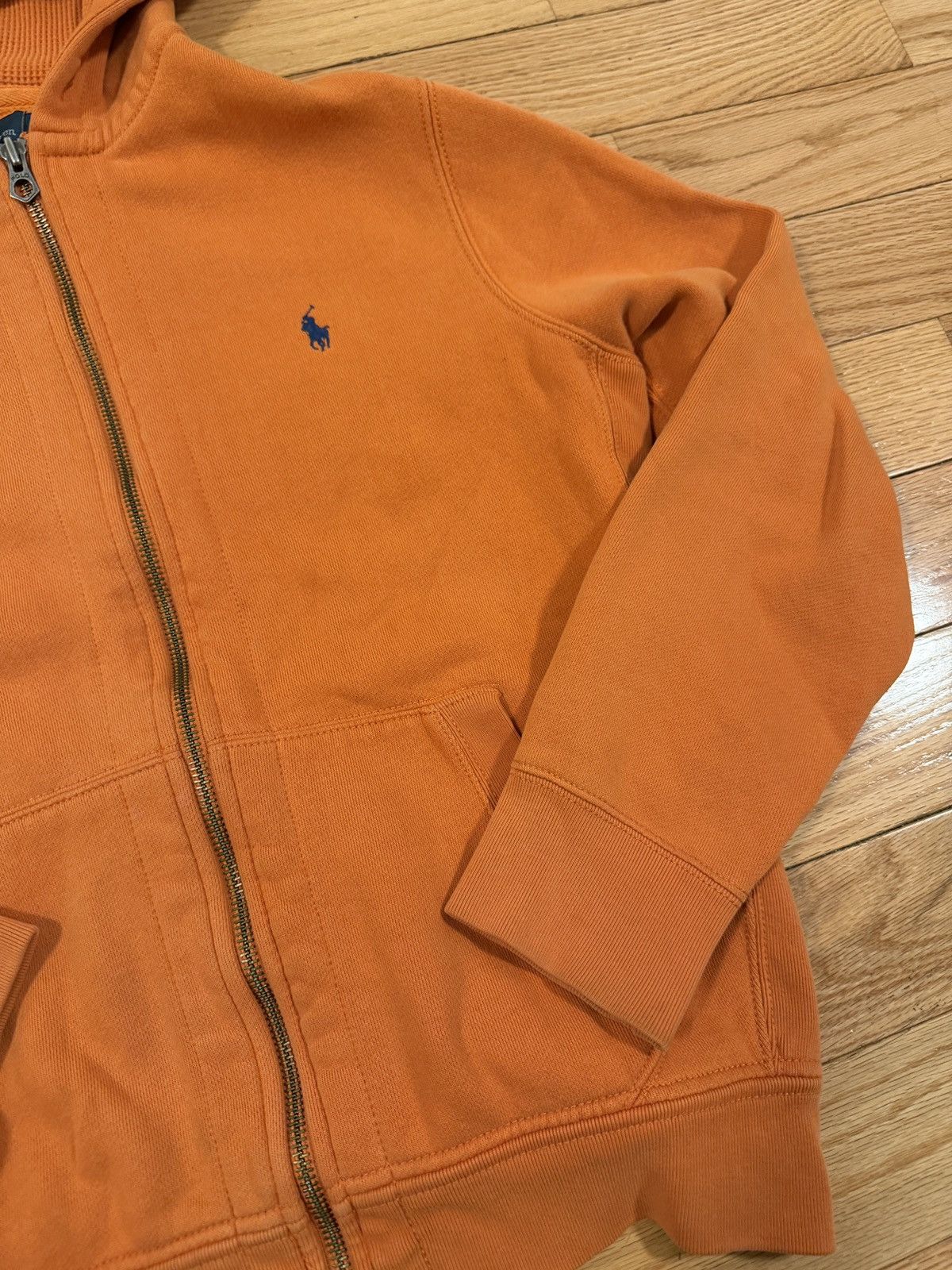Polo Ralph Lauren 90s Polo Ralph Lauren Zip Hoodie Size US L / EU 52-54 / 3 - 3 Thumbnail