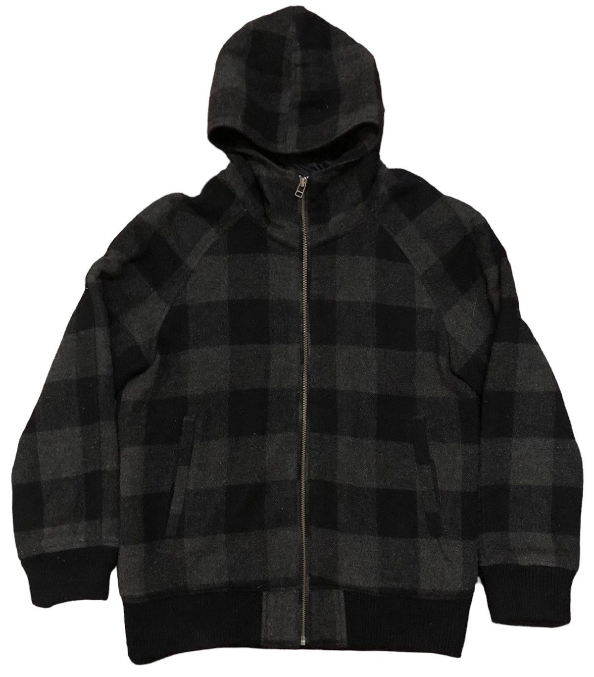 Yohji Yamamoto Kansai jeans wool mohair flannel hooded Zipper jacket Size US M / EU 48-50 / 2 - 1 Thumbnail