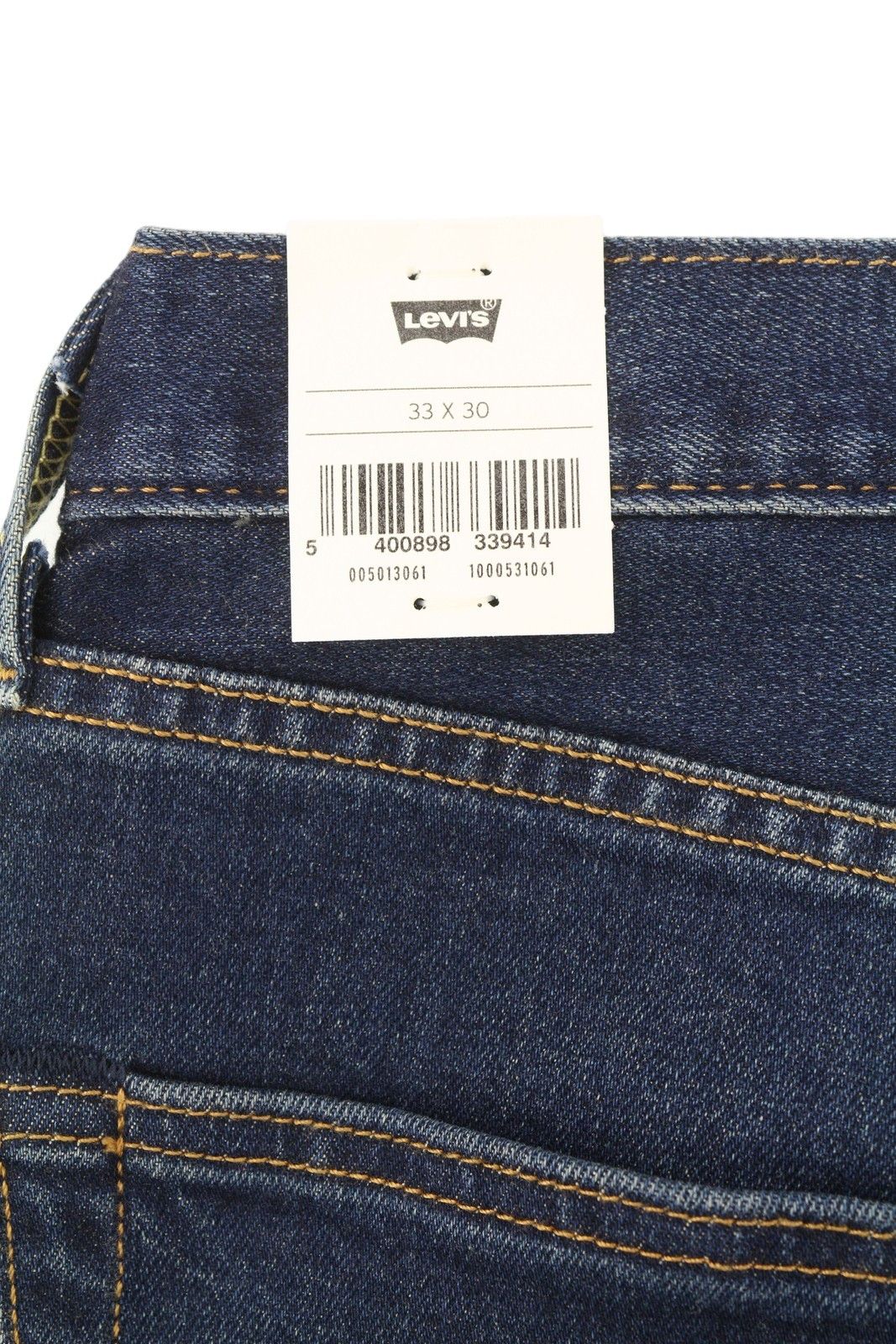 Levi's 501 W33/L30 Straight Stretch Faded Blue Jeans 87064 Size US 33 - 6 Thumbnail