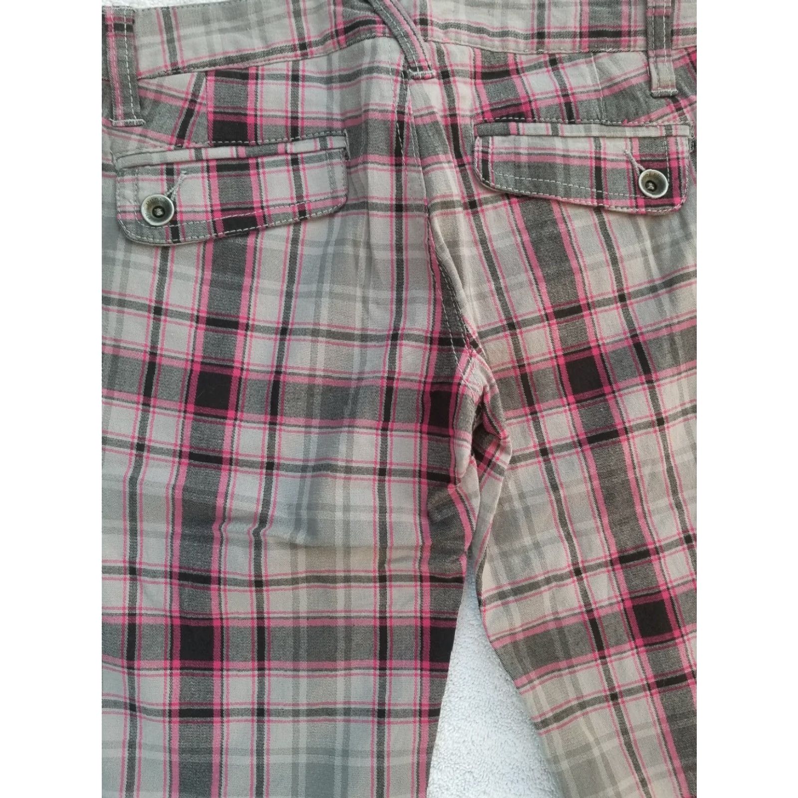 Hurley Hurley Bermuda Shorts Walking Women’s Plaid Multicolor Size 0 (Juniors) Size 25" / US 0 / IT 36 - 3 Thumbnail