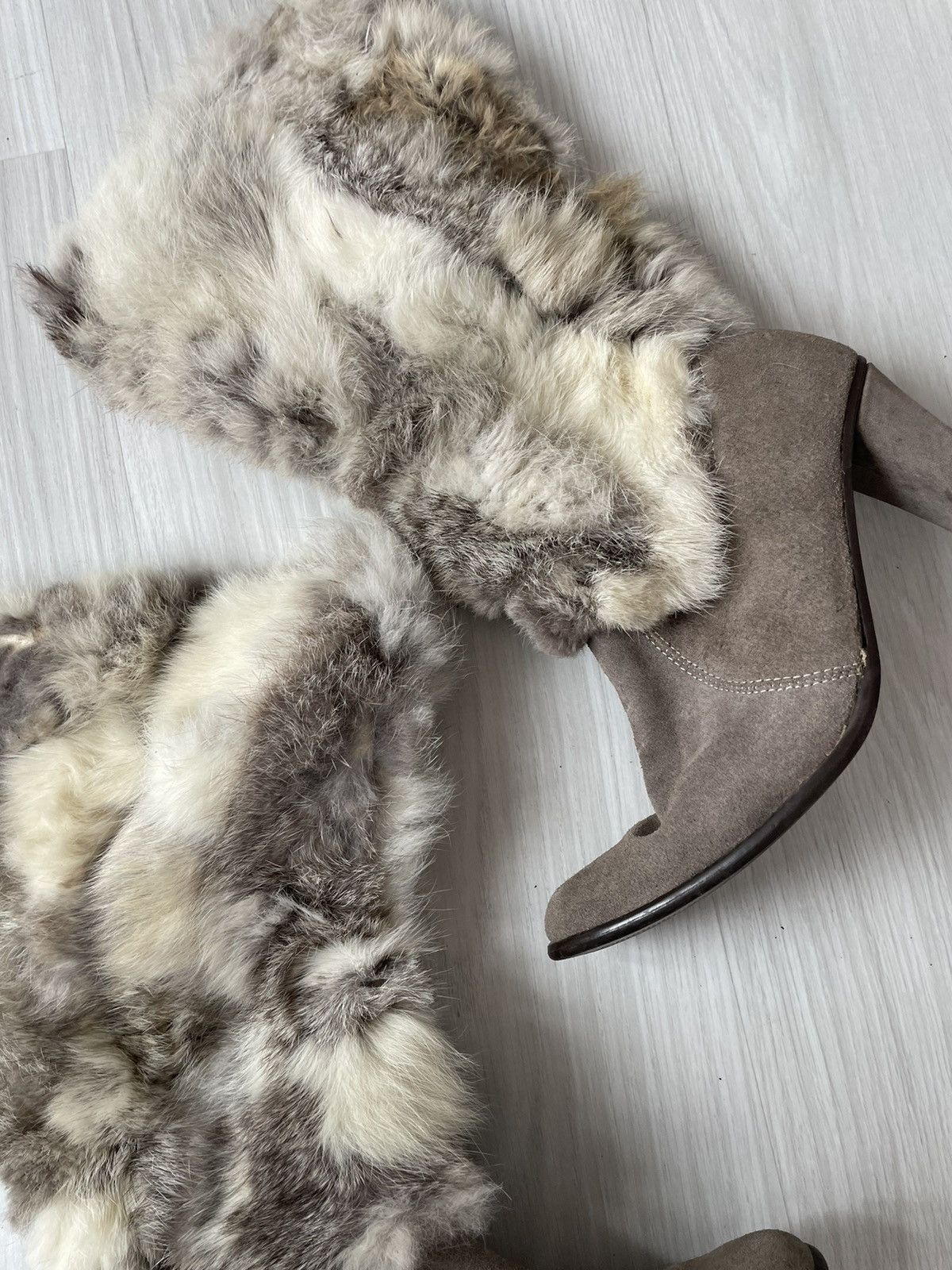 Vintage Vintage fur boots Size US 7.5 / IT 37.5 - 13 Thumbnail