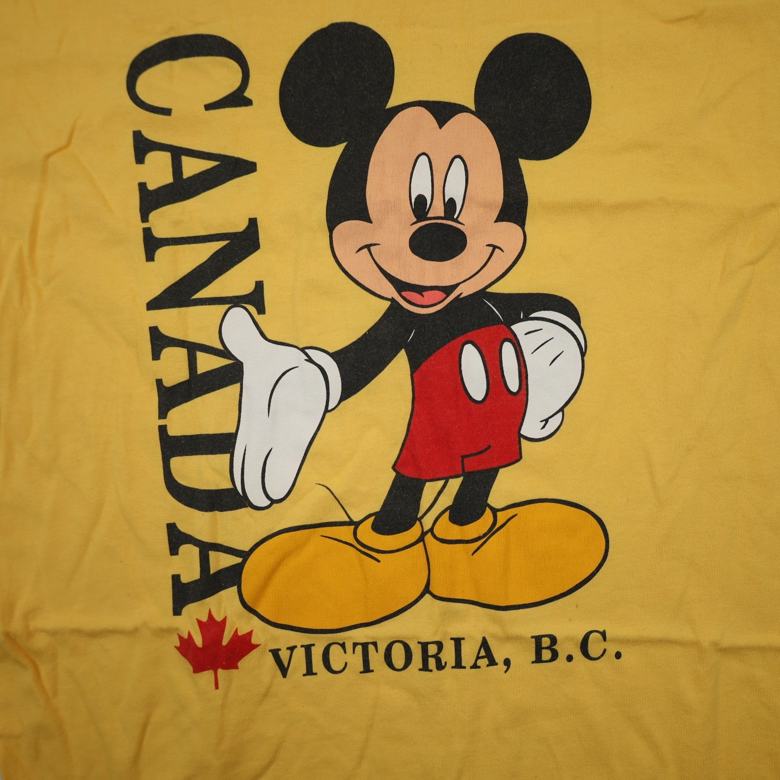 Disney × Vintage Vintage Disney Mickey Mouse Canada Graphic T Shirt Size US L / EU 52-54 / 3 - 3 Thumbnail
