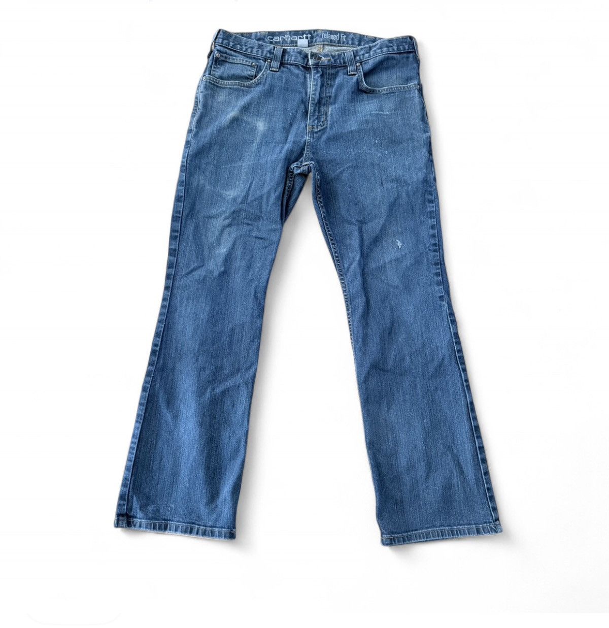 Carhartt Carhartt Rugged Flex 102808 Relaxed Fit Denim Jeans 33x30 Size US 33 - 1 Thumbnail