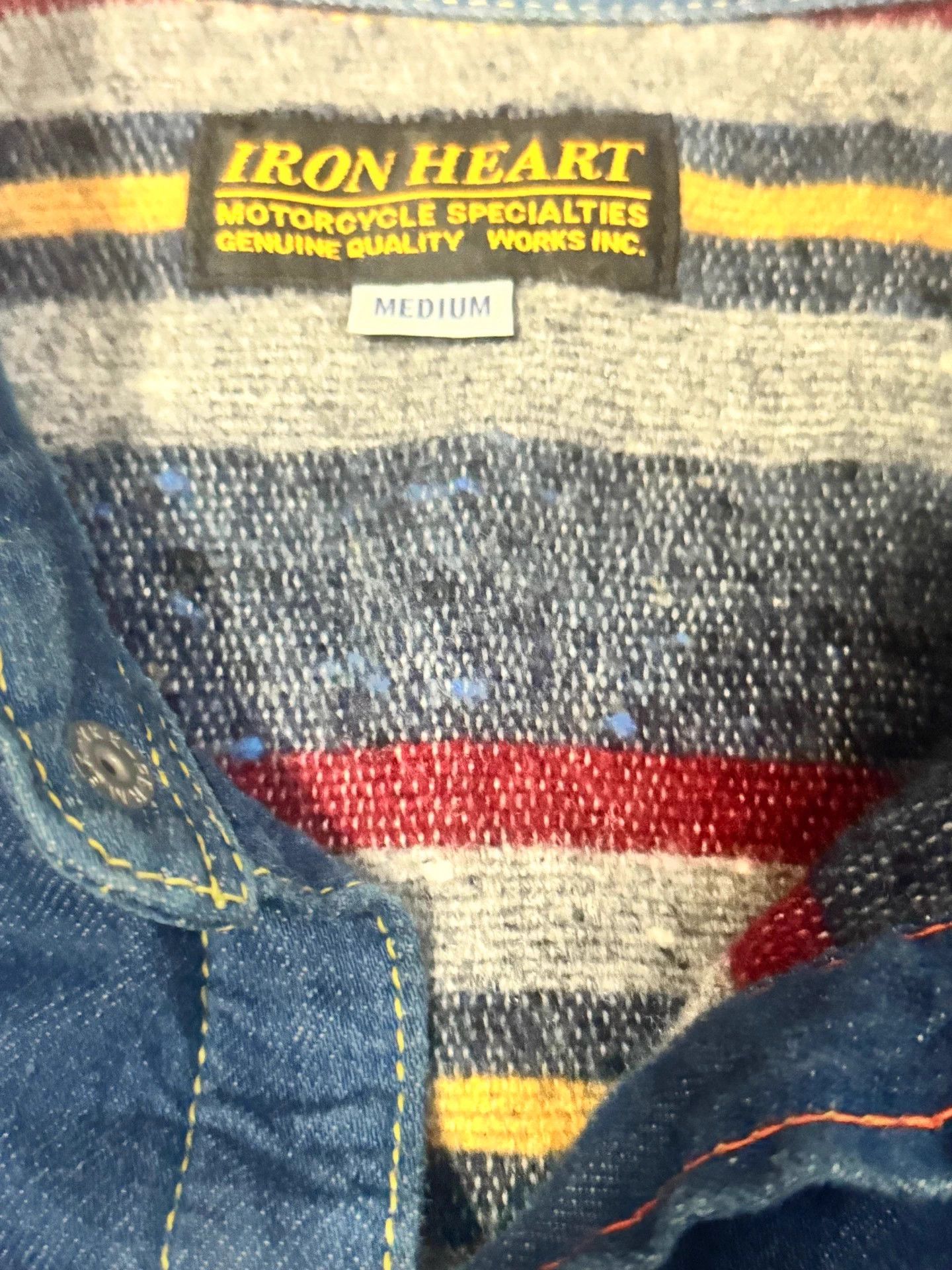 Iron Heart IRON HEART Fleece Lined Heavyweight Shirt M Rare Fades Size US M / EU 48-50 / 2 - 5 Thumbnail