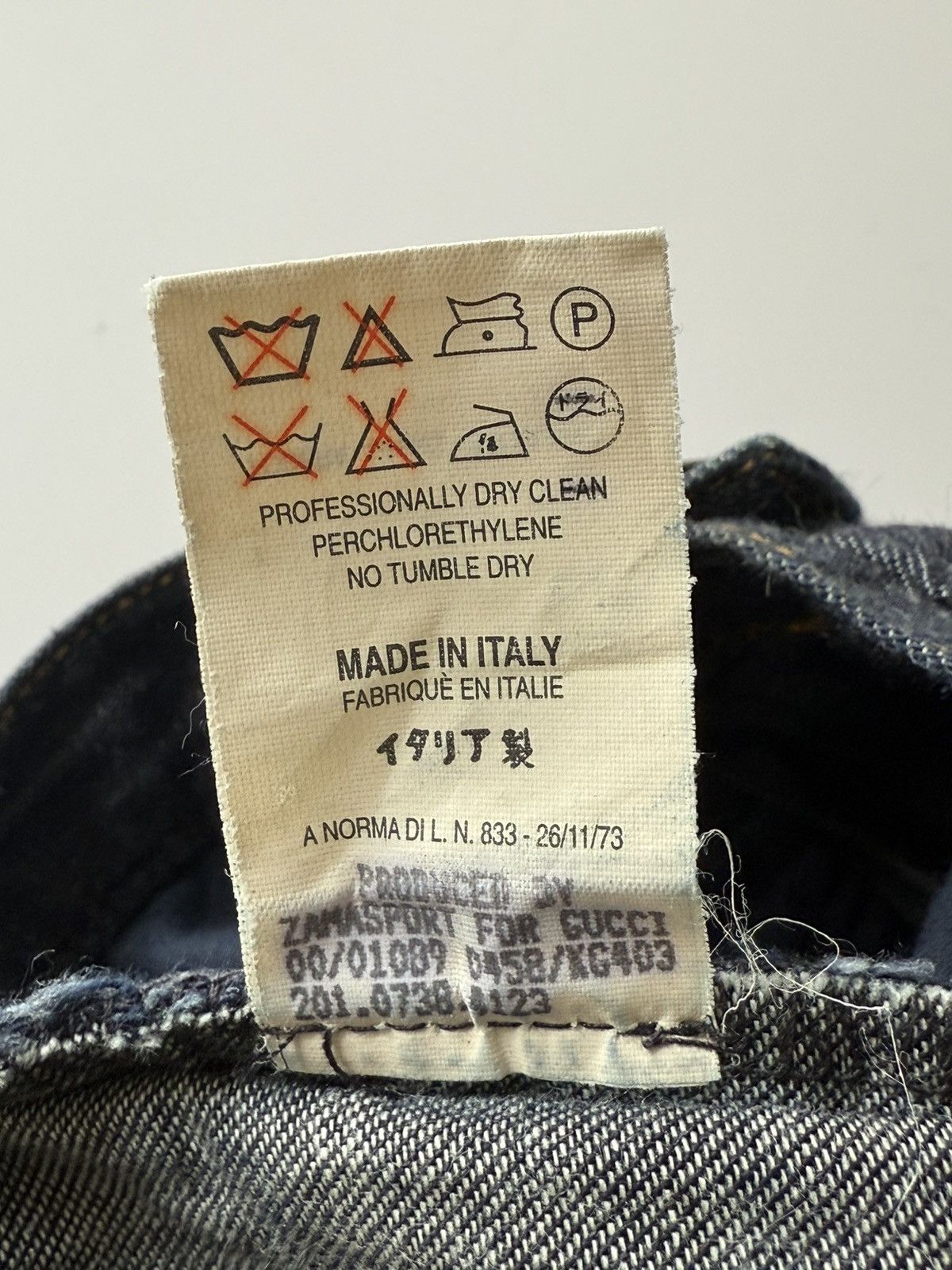 Gucci Gucci by Tom Ford S/S2000 Denim Sleeveless Tank Top & Pants Size XS / US 0-2 / IT 36-38 - 10 Thumbnail
