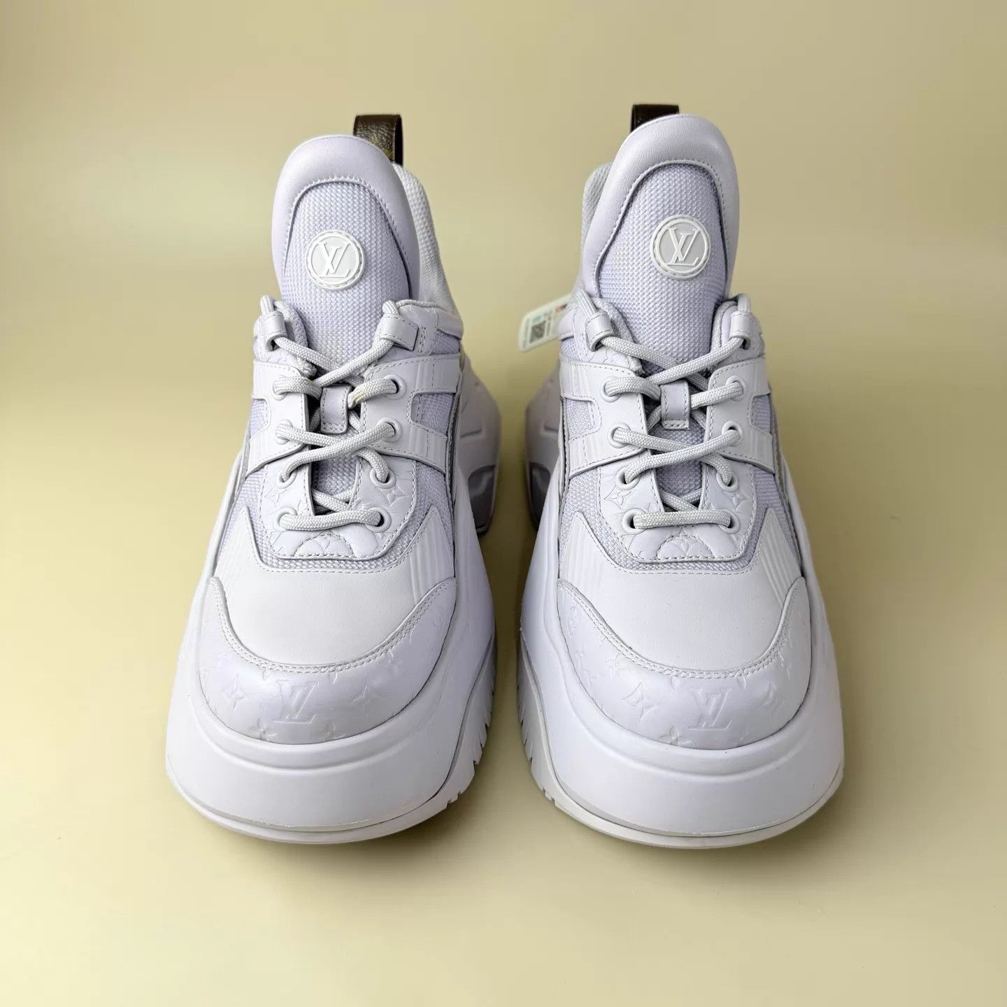 Louis Vuitton LV Violet Monogram Artsy 2.0 Platform Dad Sneakers 38 Size US 7.5 / IT 37.5 - 2 Thumbnail