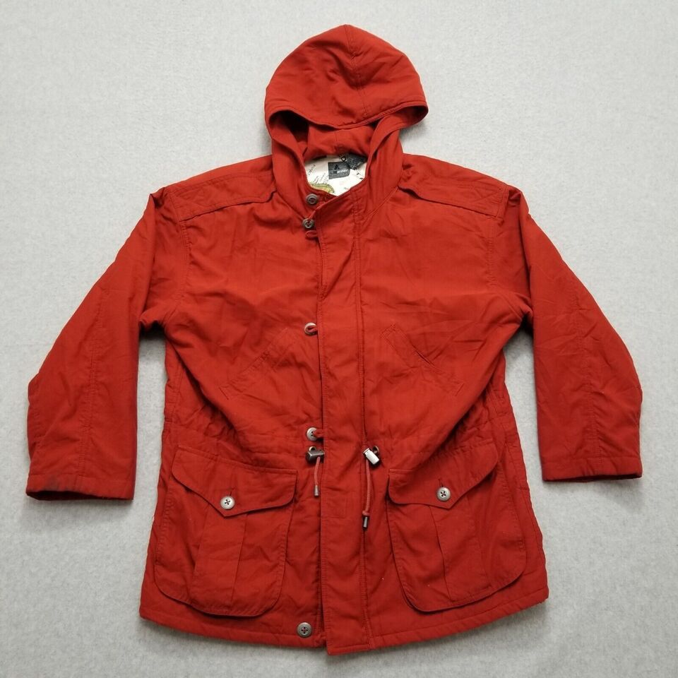 Other Li2wear Jacket Womens Small Red Pockets Full Zip Hooded Size S / US 4 / IT 40 - 1 Thumbnail