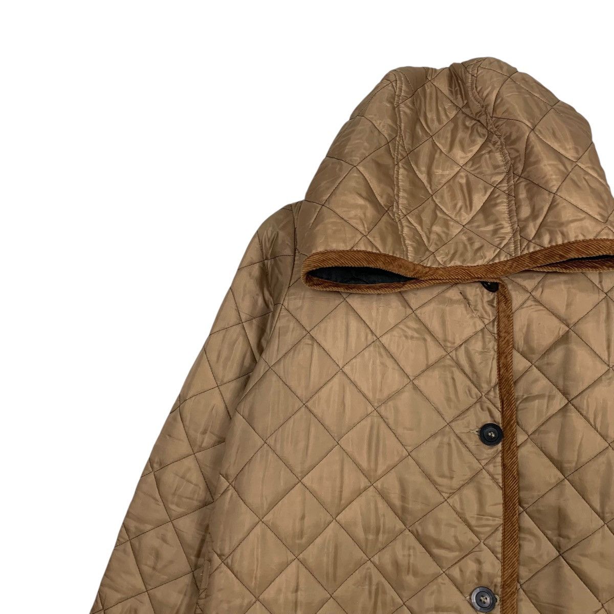 Other Beaver Of Bolton Hooded Quilted Coat Made In England Size M / US 6-8 / IT 42-44 - 6 Thumbnail