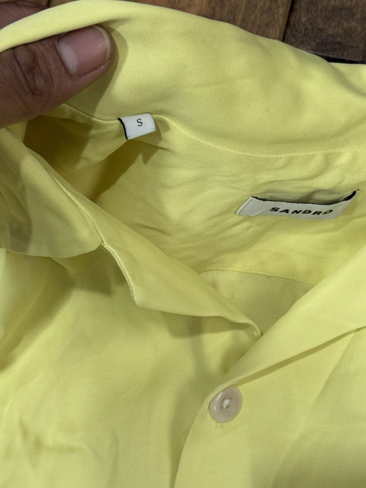 Designer × Sandro Sandro button up short sleeve shirt Size US S / EU 44-46 / 1 - 3 Thumbnail