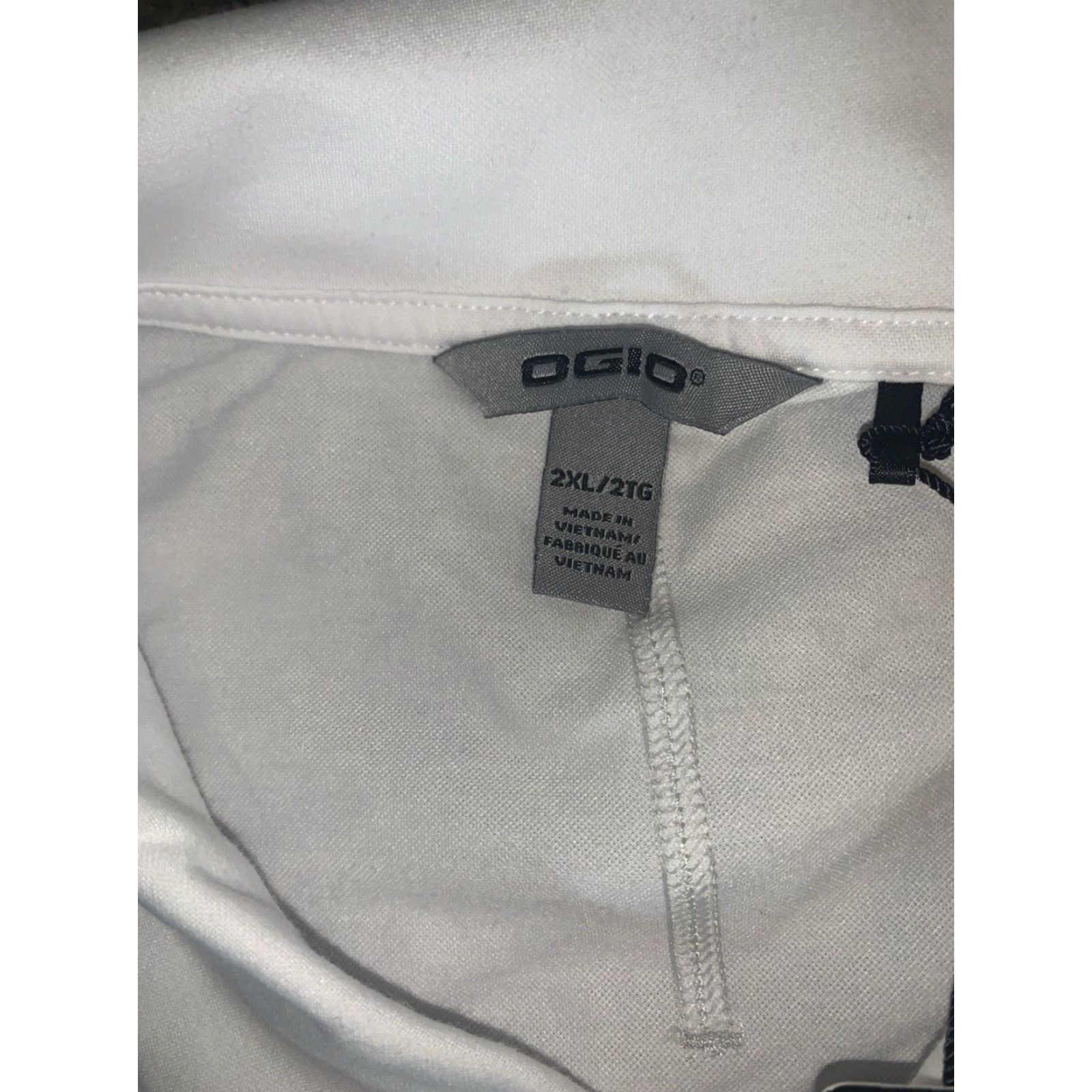 Vintage Nike Shirt Polo Mens 2XL White OGIO Golf Performance Stretch 2249 Size US XXL / EU 58 / 5 - 4 Thumbnail