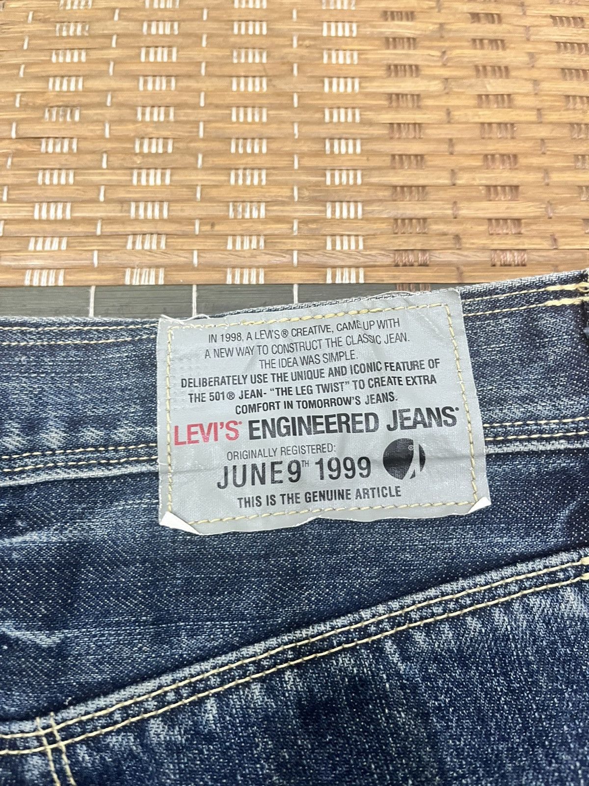 Levi's LEVIS ENGINEERED JEANS TWISTED LEG DENIM Size US 30 / EU 46 - 8 Thumbnail