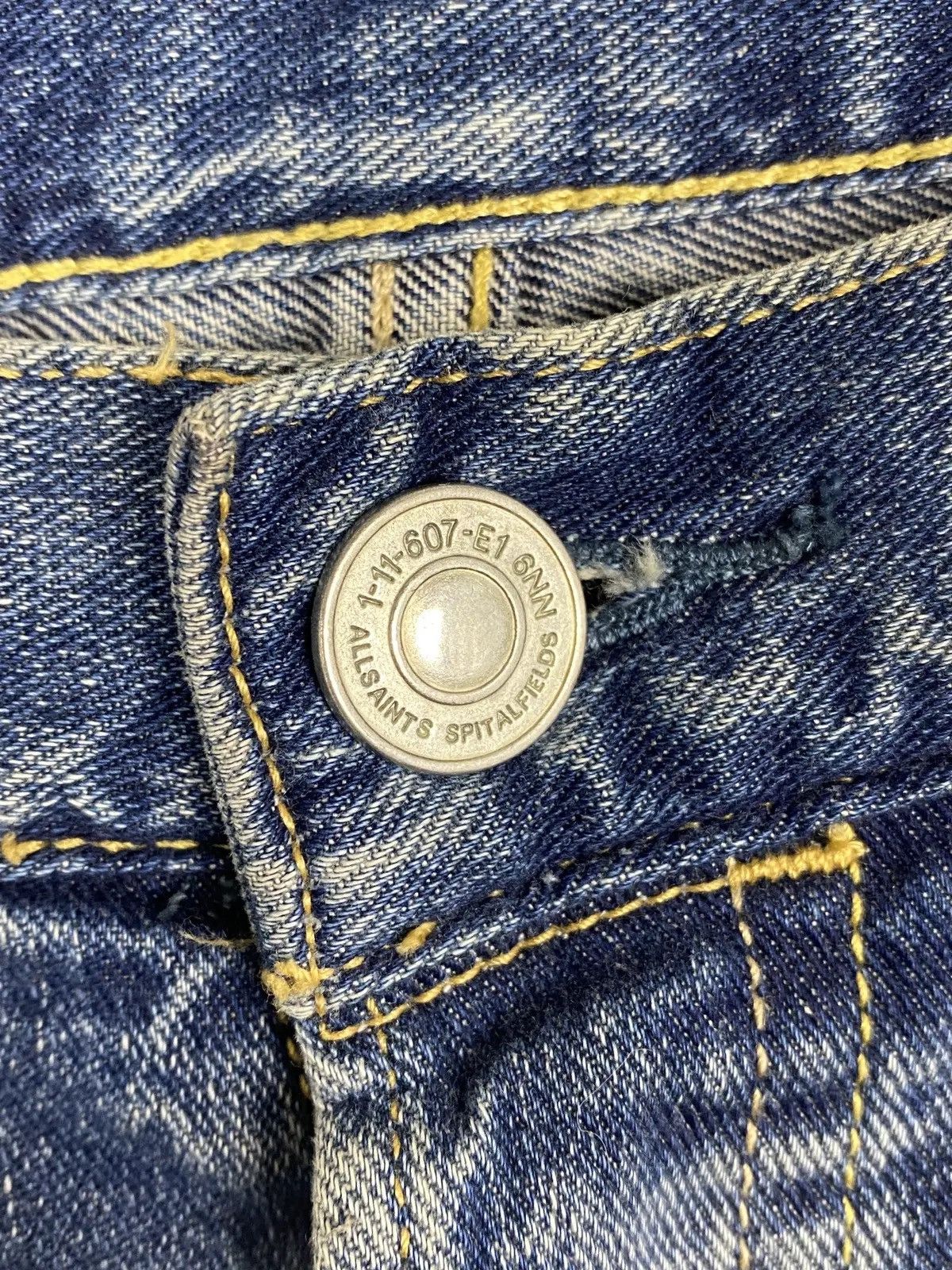 Allsaints Allsaints Rex Damaged Denim Jeans In Size 30 Size US 30 / EU 46 - 5 Thumbnail